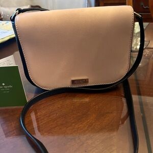 Kate Spade Blush and Black Crossbody Bag